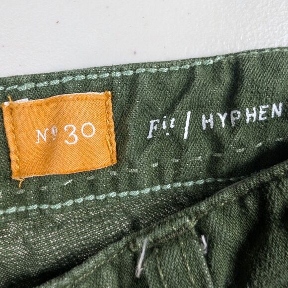 Anthropologie Pilcro and the Letterpress Hyphen Jeans 30 Green Tapered Pants - Picture 3 of 8
